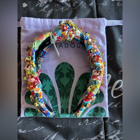 Lele Sadoughi x Liberty Jeweled Headband - Picture 3 of 5